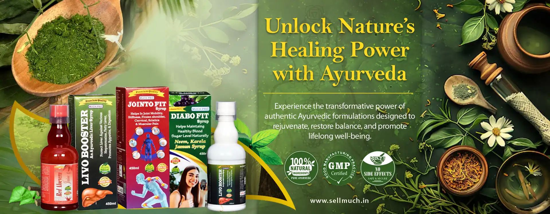 Heal the world with the power of Ayurveda - Sell-Much Marketing Pvt. Ltd., Kanpur, Uttar Pradesh, India